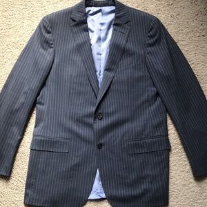 Ermenegildo Zegna Micronsphere Wool Striped Blazer